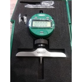 تصویر عمق سنج دیجیتال اینسایز 300 میلی متر مدل 202-2141 insize digital Depth gage 2141-202A