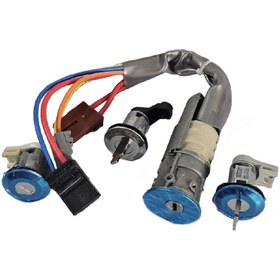 تصویر ست کامل قفل و سوئیچ استارت پژو ۴۰۵ جدید 