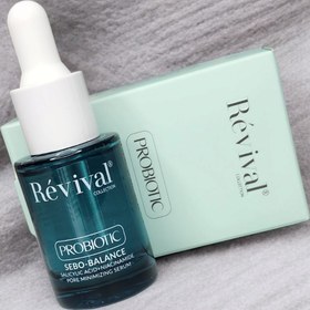 تصویر سرم جمع کننده منافذ باز پوست Revival حجم 15 میلی لیتر Revival Probiotic Pore Minimizing Serum 15ml