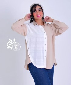 تصویر مانتو ترکیبی دنیز 