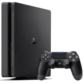 تصویر کنسول بازی سونی مدل Playstation 4 Slim ریجن 3 کد CUH-2218B ظرفیت 1 ترابایت Sony game console, Playstation 4 Slim, Region 3, code CUH-2218B, capacity 1 TB