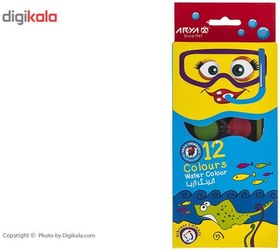 تصویر آبرنگ 12 رنگ آریا کد 1-5008 