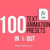 تصویر 100 ترانزیشن متنی یونیک افترافکت 