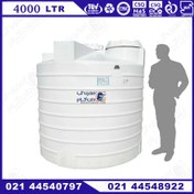 تصویر مخزن آب عمودی سه لایه پلاستونیک ظرفیت ۴۰۰۰ لیتر 