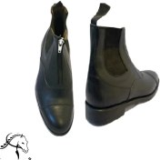 تصویر کفش نیم بوت مردانه چرم طبیعی مدل آکسفورد ( کد 0008) 