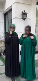 تصویر مانتو عبایی زنانه مجلسی - س 