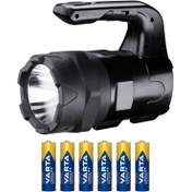 تصویر نورافکن دستی وارتا مدل BL20 PRO به همراه باطری مجموعه 7 عددی 