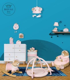 تصویر اکسسوری های ۱۳ تیکه اتاق کودک طرح خرس 