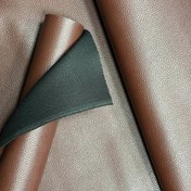 تصویر چرم مصنوعی طرح شرانگ رنگ قهوه ای شکلاتی 