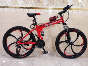 تصویر دوچرخه تاشو سایز 26 سوپرگلد 