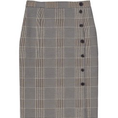 تصویر دامن چهارخانه اچ اند ام 