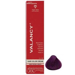 تصویر رنگ مو والانسی سری شرابی مدل شرابی روشن شماره V5 VALANCYV5Hair Color 100 ml