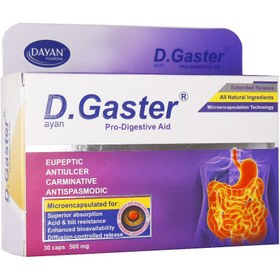 تصویر کپسول دایان گاستر دایان فارما 30 عدد Dayan Pharma Dayan Gaster 30 Caps