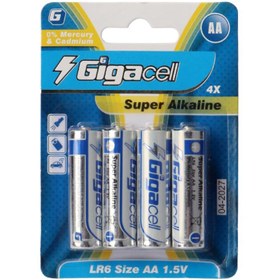 تصویر باتری قلمی SUPER ALKALINE GIGACELL (4 تایی) 