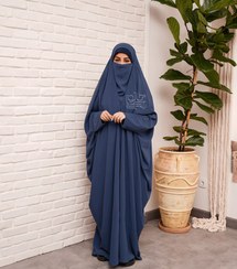 تصویر چادر صدف آبی کد 10 