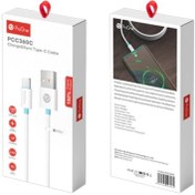 تصویر کابل تبدیل USB به USB-C پرووان مدل PCC360C طول 1 متر + گارانتی کاوان سرویس 