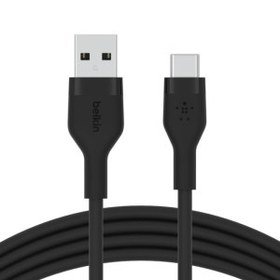 تصویر کابل USB-C به USB-A (2 متری) بلکین مدل CAB008bt2MBK CAB008bt2MBK