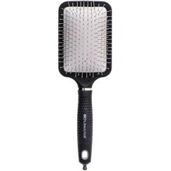 تصویر برس مو مشکی سوزن فلزی مستطیلی بزرگ مدل گرافیت استایل بیول 