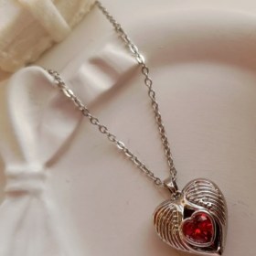 تصویر گردنبند لاکت قلب 