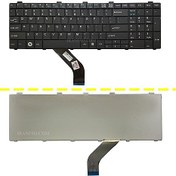 تصویر کیبرد لپ تاپ فوجیتسو Lifebook AH530 مشکی 