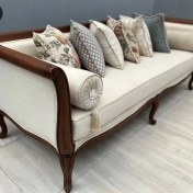 تصویر مبل فرانسوی کلاسیک تمام چوب راش 