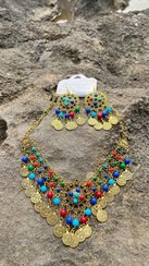 تصویر ست سکه ای سنتی هندی Indian jewelry