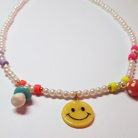 تصویر گردنبند مدل HappyFace 
