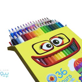 تصویر مداد رنگی آریا ۳۶ رنگ کد  3018 (جعبه مقوایی) 