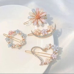 تصویر گیره سنجاق مو نگین دار مجلسی 