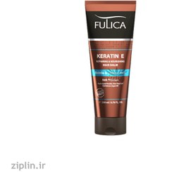 تصویر بالم نرم کننده و ترمیم کننده مو فولیکا حاوی کراتین و آرگان حجم ۲۰۰ میلی لیتر مناسب موهای خشک زنانه 