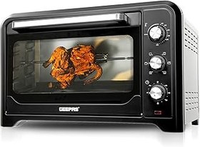 تصویر اجاق گاز Mini 42L Mini Oven & Rotisserie Electric Oven 2000W و 60 دقیقه عملکرد کوره تایمر و 6 انتخاب کننده برای پخت ، برشته و کباب کردن - لوازم جانبی شامل 2 سال ضمانت Geepas 42L Mini Oven &amp; Rotisserie Electric Oven 2000W &amp; 60 Minutes Timer Grill Function &amp; 6 Selectors for Baking, Roasting &amp; Grilling - Accessories Included 2 Years Warranty