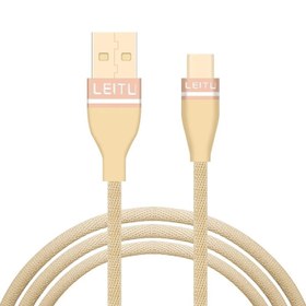 تصویر کابل تایپ سی لیتو مدل LD-10 طول 1 متر Leitu Cable Type-C LD-10