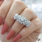 تصویر انگشتر نقره کد 3012 