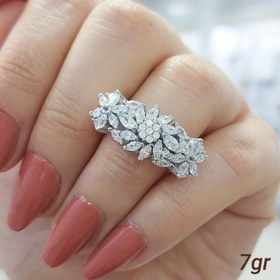 تصویر انگشتر نقره کد 3012 