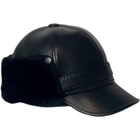 تصویر کلاه چرمی مردانه 