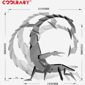 تصویر صندلی گیمینگ اسکورپین COOLBABY Scorpion Computer Cockpit 