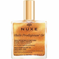تصویر روغن صورت،بدن و مو شاین دار نوکس سری پردی ژیوز اصل اروپایی 50گرم NUXE Huile Prodigieuse HUILE SECHE MULTI_FUNCTION VISAGE,CORPS,CHEVEUX MULTI_PURPOSE DRY OIL FACE,BODY,HAIR NOURISHES LEAVES A SATIN FINISH, ILLUMINATES
