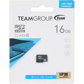 تصویر TeamGroup microSDHC Class 10 -16GB (گارانتی آویژه حافظه ایرانیان) 