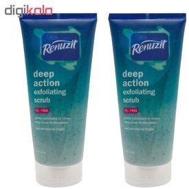 تصویر اسکراب لایه بردار رینو زیت مدل Deep action exfolianting حجم 200 میلی لیتر بسته 2 عددی 