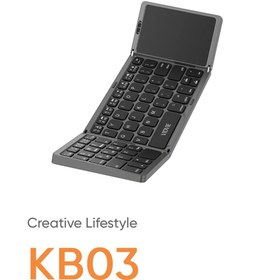 تصویر کیبورد Bluetooth تاشو VIDVIE KB3 
