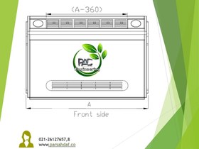 تصویر فن کویل فنکویل فن کوئل زمینی 800-PADF پارس اهداف FAN COIL UNIT Model: PADF-800