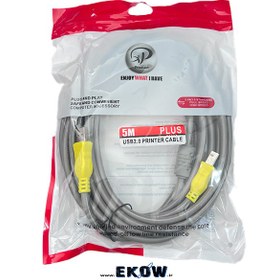 تصویر کابل پرینتر type b طول ۵ متری مارک xp-product plus 