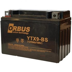 تصویر باطری Ytx9 Bs 12V 9Ah موتور سیکلت کربن Atv باتری ORBUS 