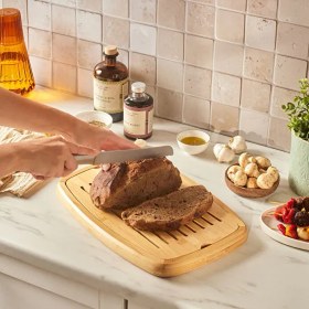 تصویر تخته برش و سرو کاراجا مدل ARIA مجموعه 3 در 1 Karaca Bamboo Aria 3 in 1 Cutting and Serving Board