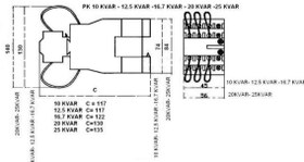 تصویر کنتاکتور خازنی PKC 