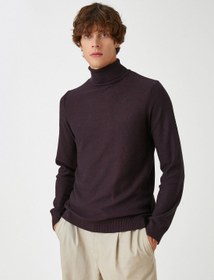 تصویر ژاکت ساده یقه اسکی برند Koton Basic Sweater Turtleneck