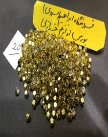 تصویر نگین پایه دار ۲۰ پایه طلایی 