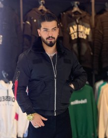 تصویر کاپشن خلبانی الفا کد 10048 سایز L سبز 