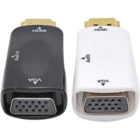 تصویر تبدیل HDMI به VGA و Audio مدل HD adaptor ا Hdmi to Vga HD Hdmi to Vga HD