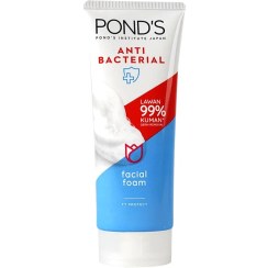 تصویر فوم شستشو صورت آنتی باکتریال پوندز مدل Ponds Anti Bacterial Lawan 99% Kuman Foam Ponds Anti Bacterial Lawan 99% Kuman Foam 100ml